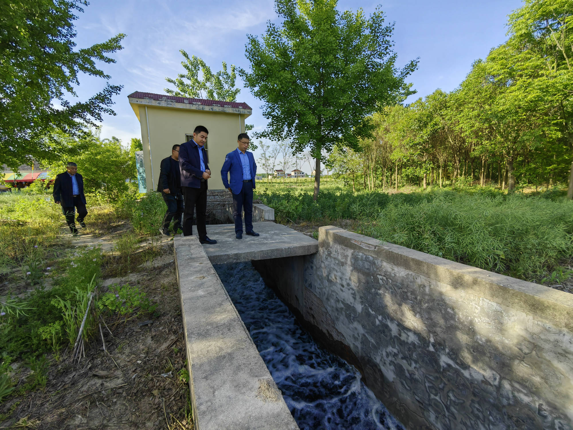 盐城大丰西团镇:守牢水旱灾害防御底线 未雨绸缪保安澜_防汛_检查