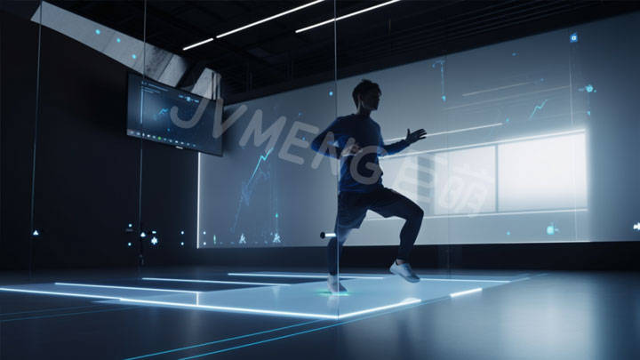 视觉捕捉人体动作姿态结合算法分析出人体的关节点位置信息及运动轨迹