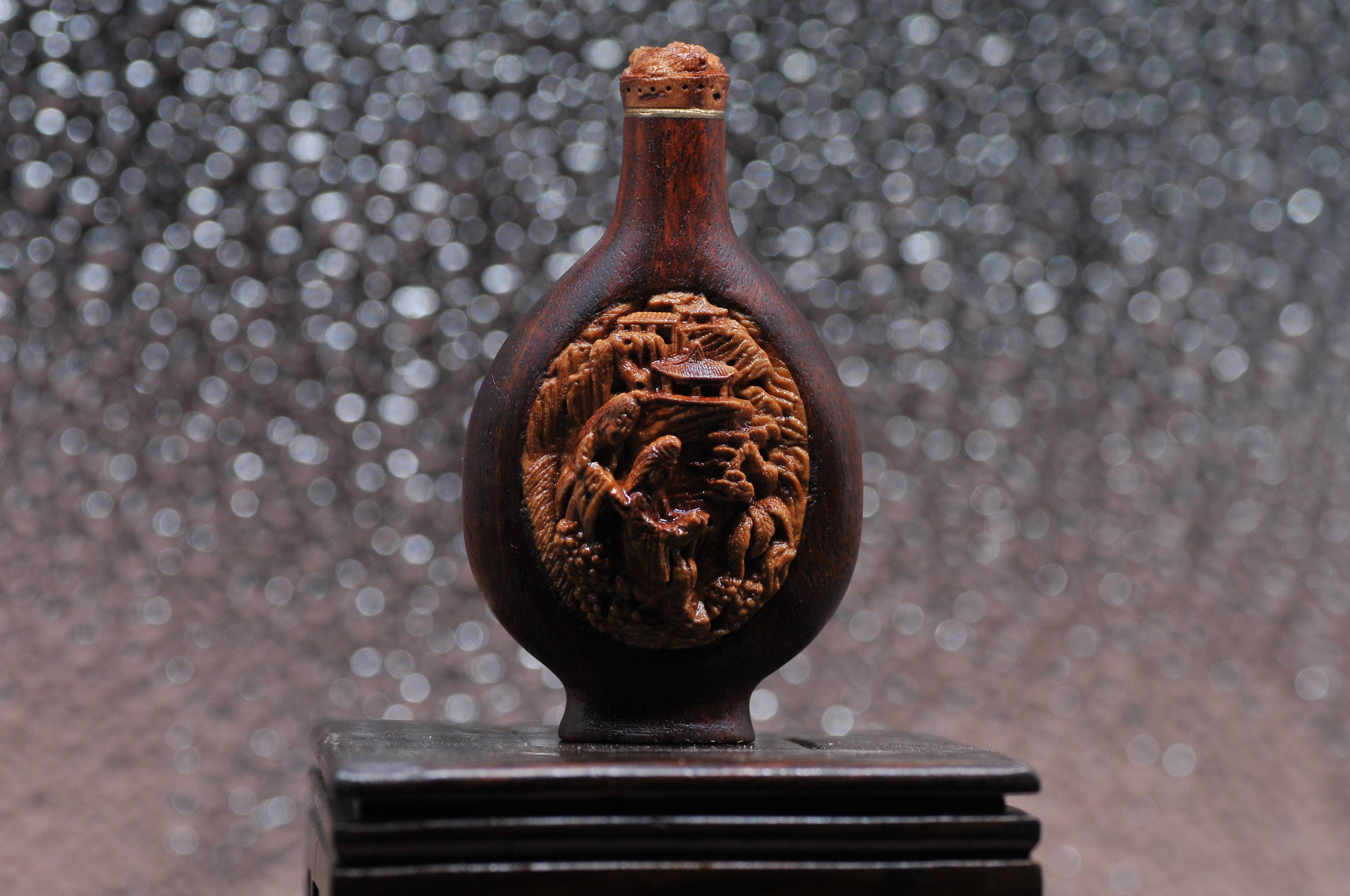 桃核雕刻大师谈栖枫(谈万海)作品-核雕的曙光-搜狐大视野-搜狐新闻