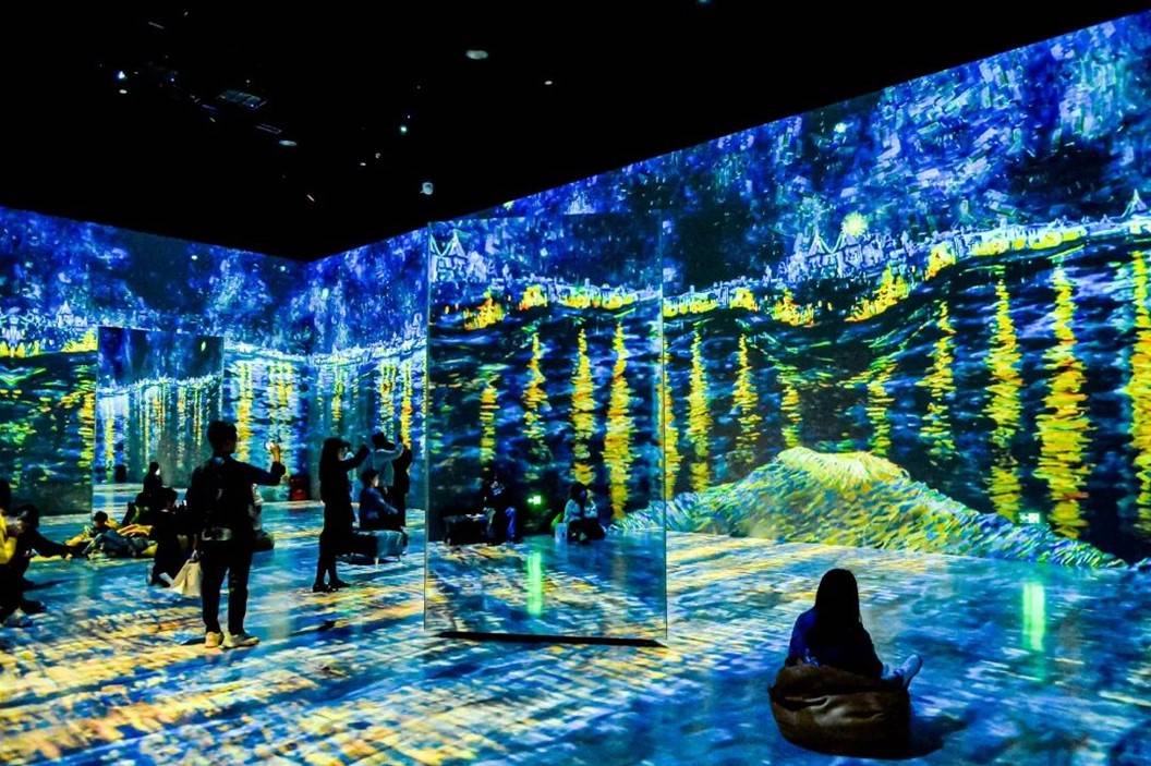 高质量艺术展#"遇见梵高 沉浸光影艺术展_展览_创作_朋友