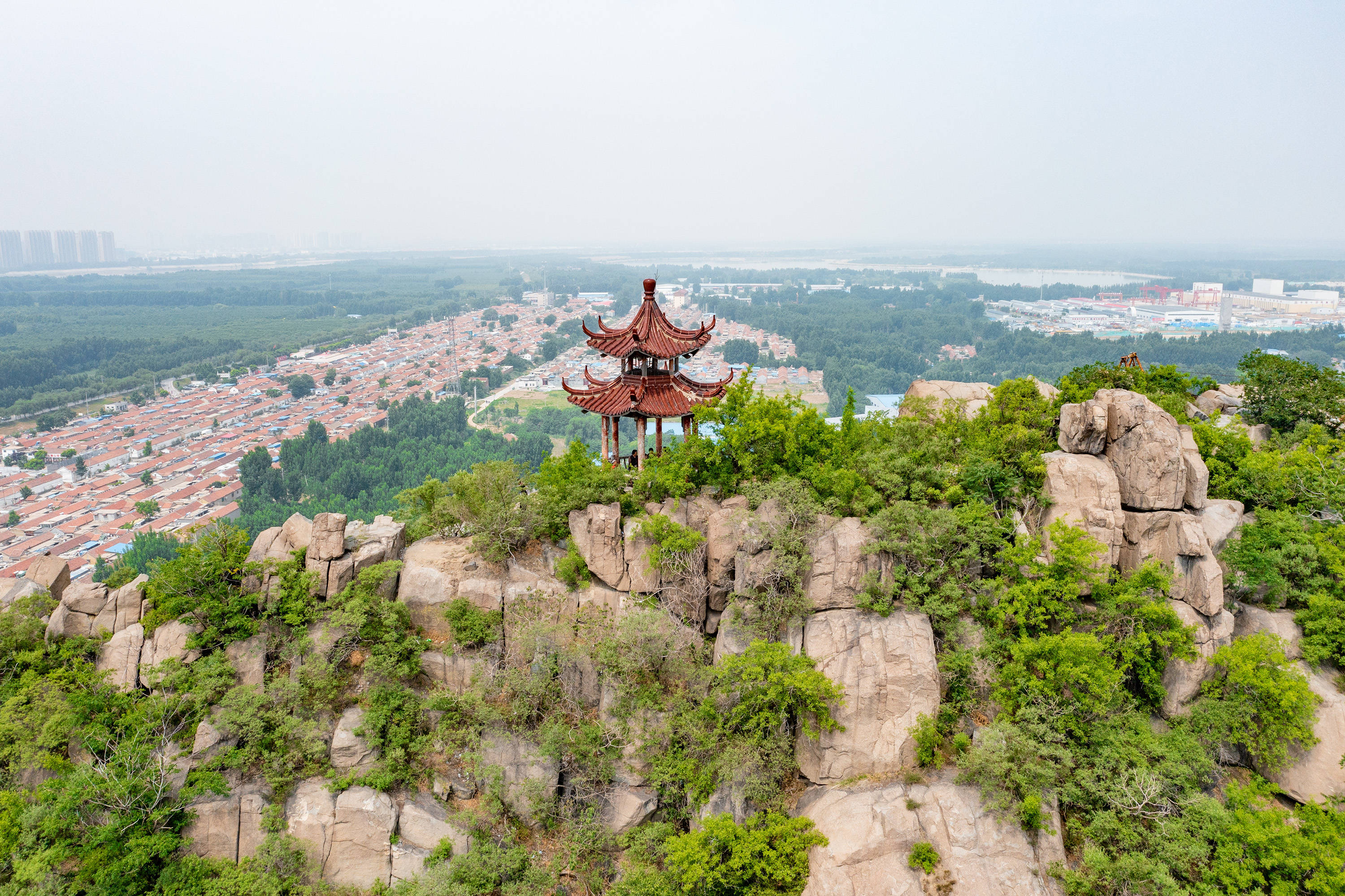 登济南齐烟九点之鹊山,不只有黄河,还有海,你去过了吗?