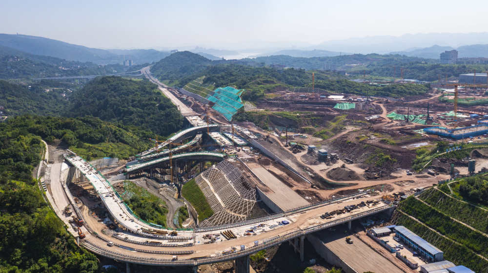 重庆快速路六纵线南延伸段年内通车_茶园_主体工程_项目