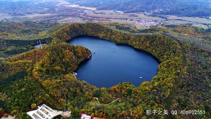 秋游 吉林龙岗火山群_崇山峻岭_中段_大地