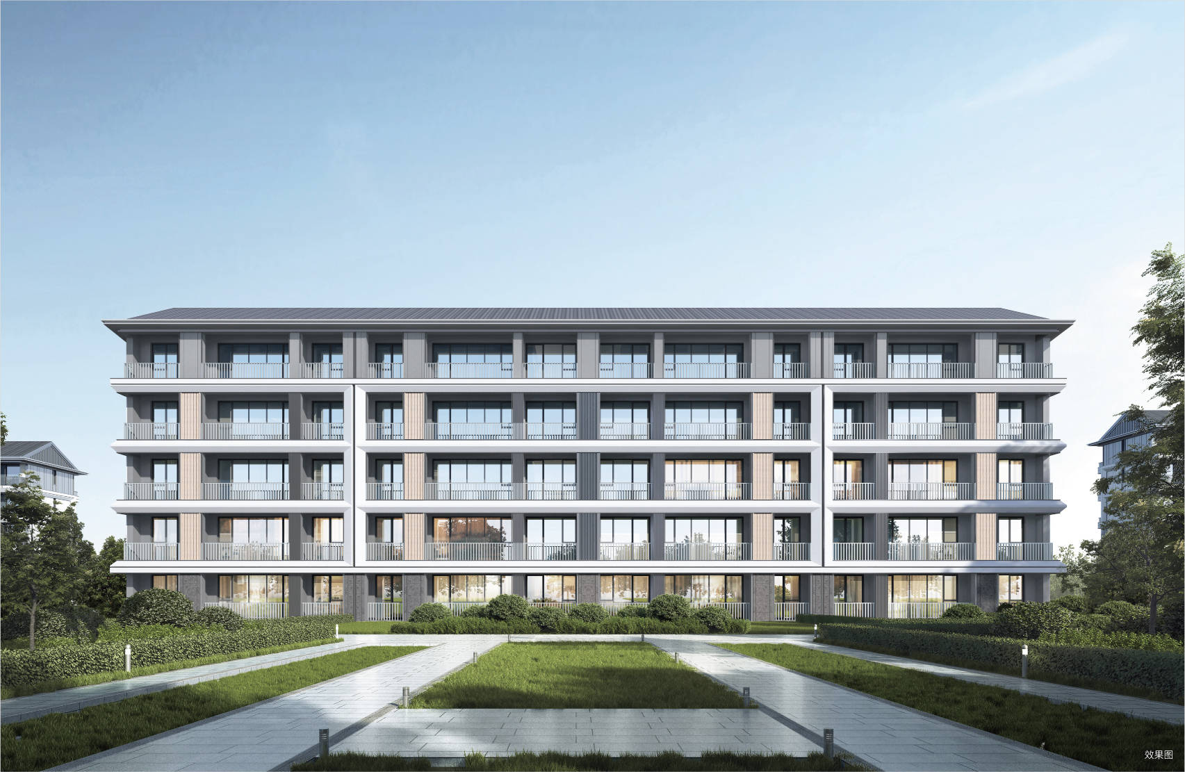 一脉相"宸" 骨子里的豪宅血统中建璞园,凝练东方写意的现代至简建筑