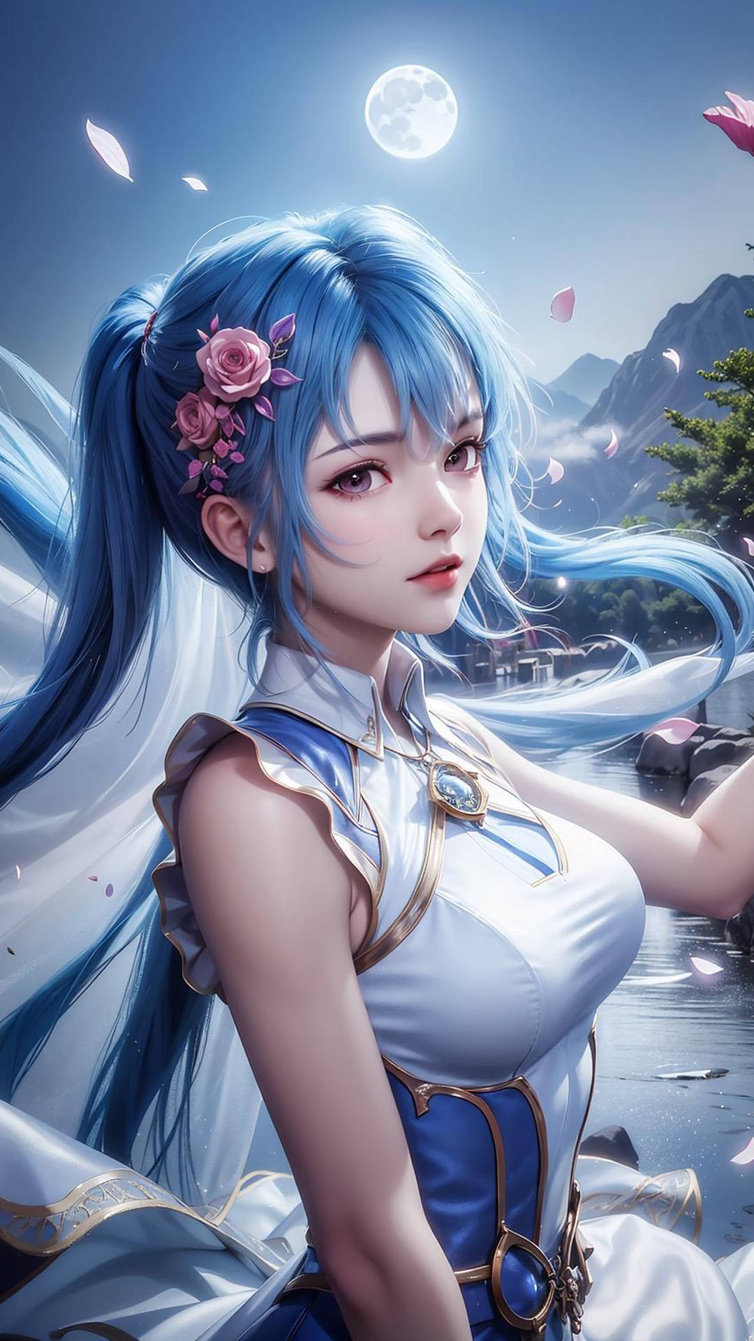 《斗罗大陆2绝世唐门》唐舞桐/王冬AI高清手机壁纸_不安分_被称为_小魔女