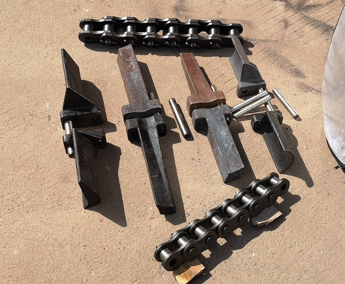 挖机单链托辊钻装机链条导向轮江西二手施工设备翻新再制造基地二手