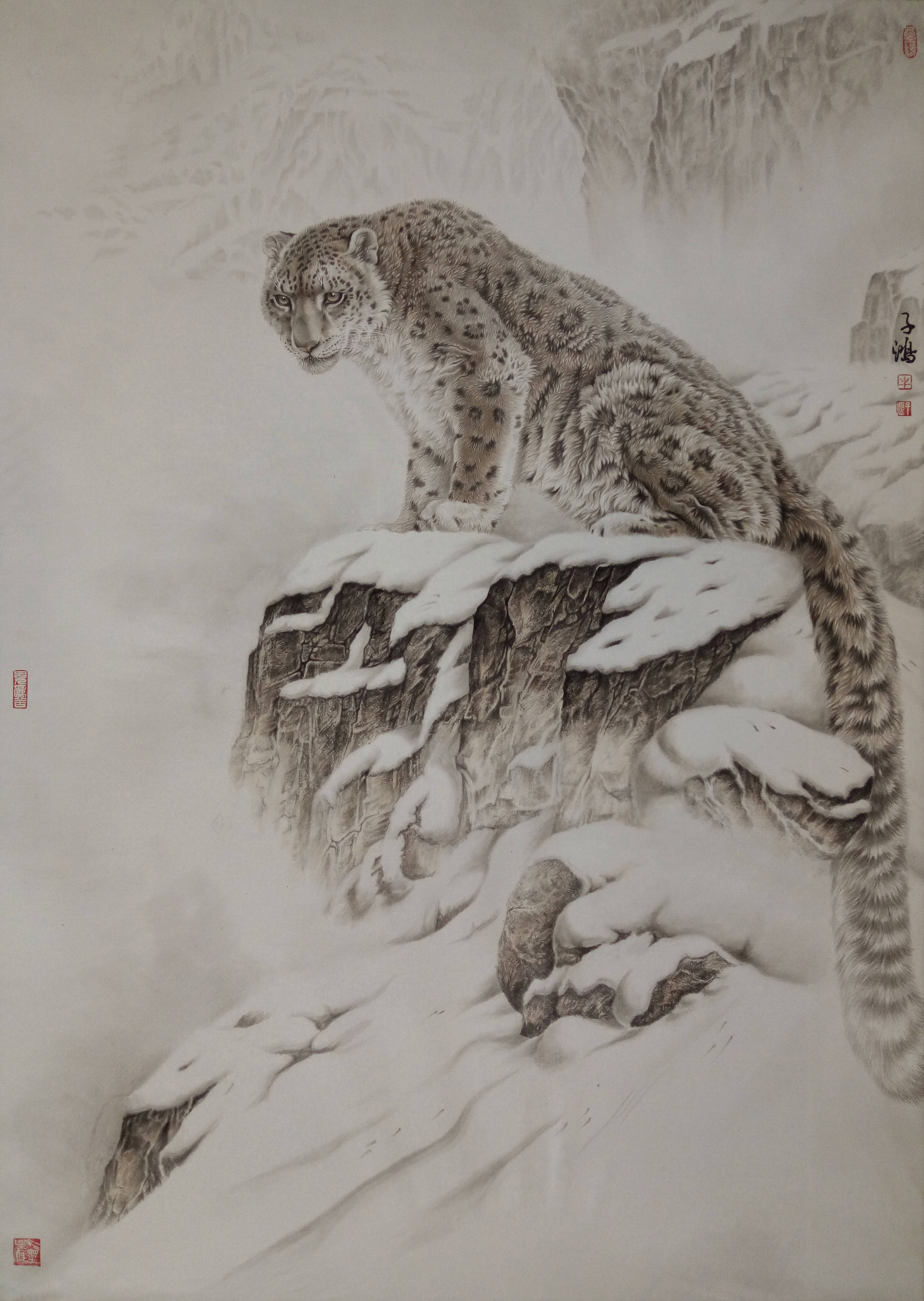 2015年幸运被当代传奇画家唐坚先生收为入室弟子,开始了对绘画艺术的