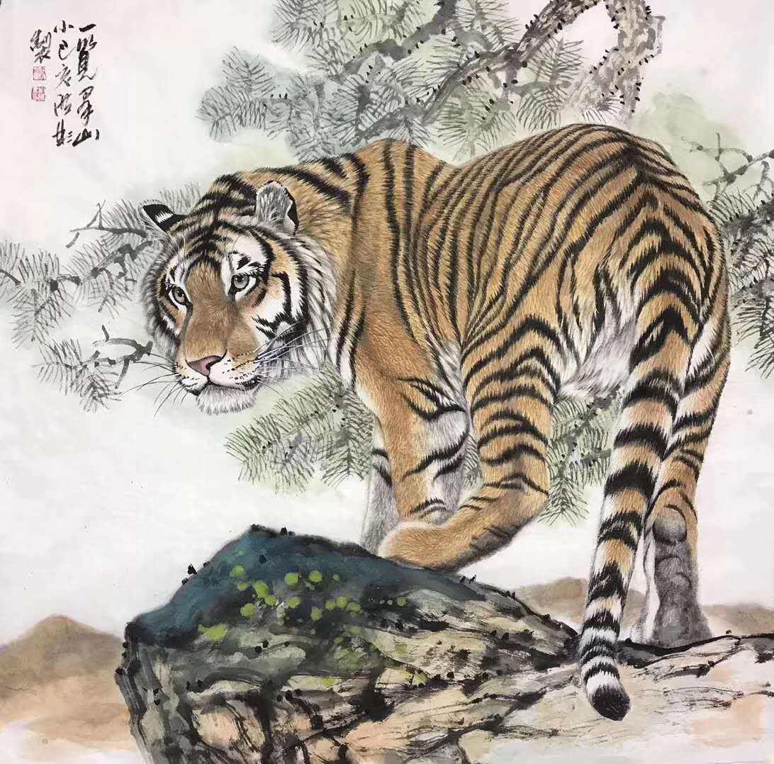 画家王文芳入室弟子 秦洪彬