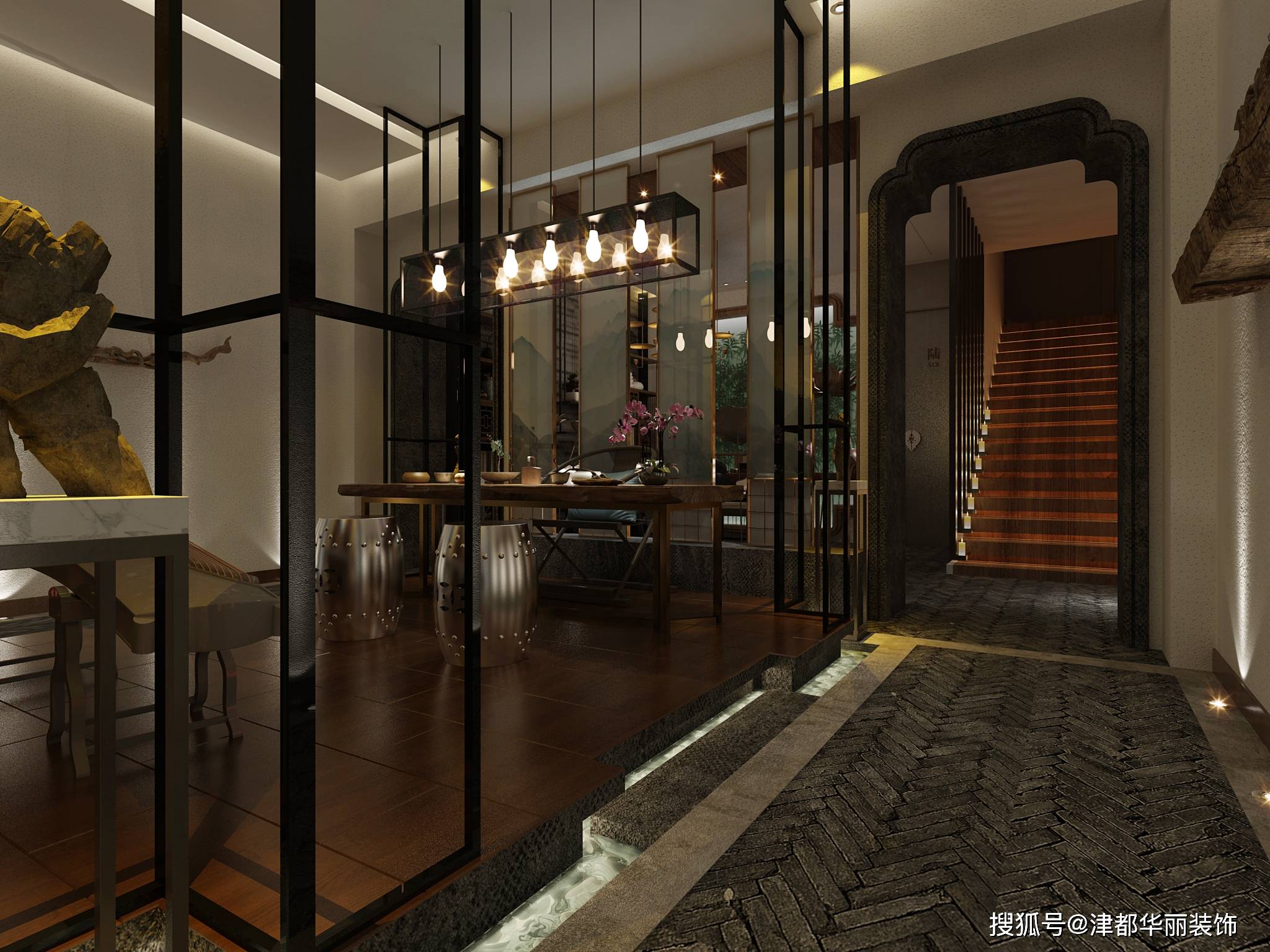 津都华丽|银川蓝梦湾养生会所装修设计方案鉴赏