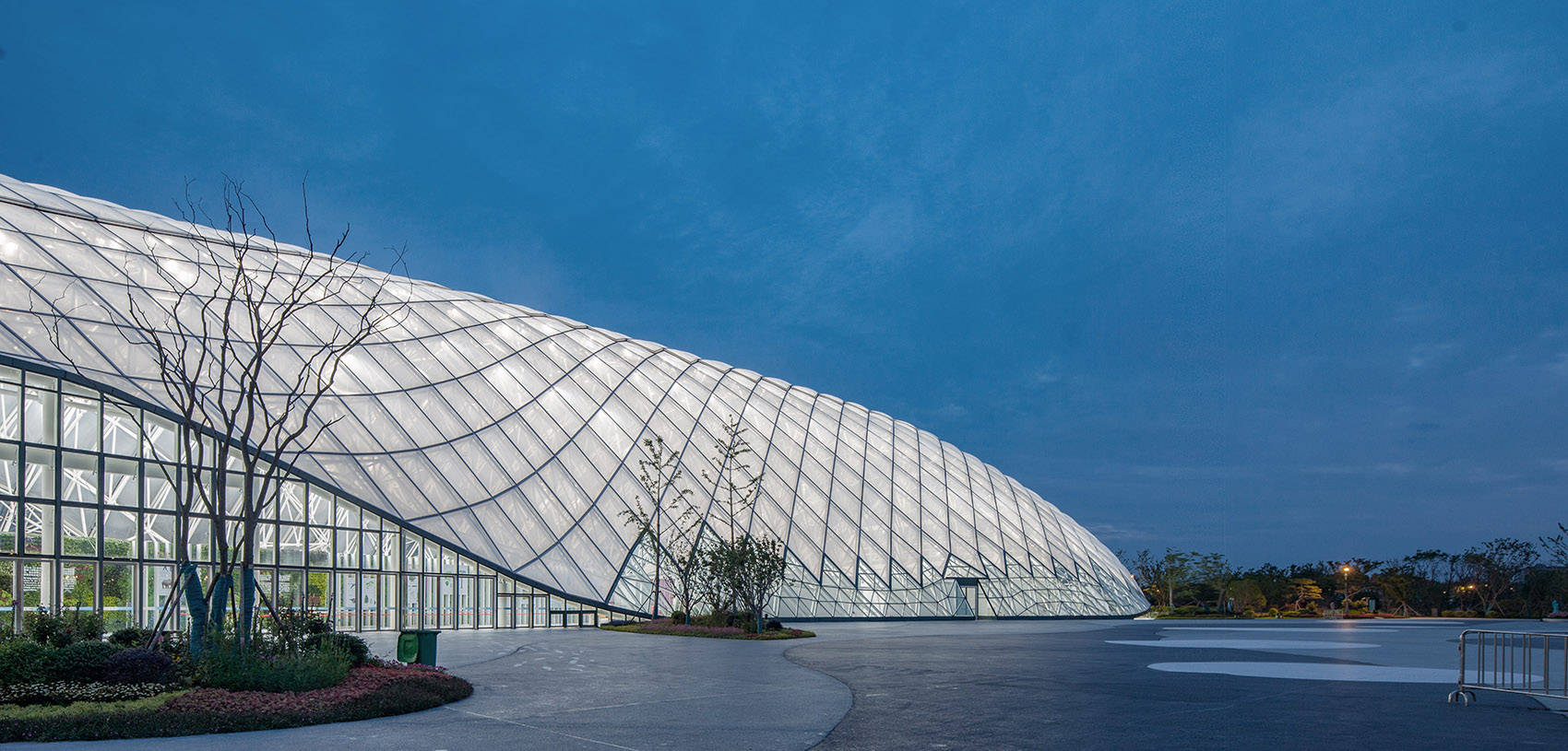 膜结构丨扬州世界园艺博览会国际馆_建筑_江豚_空间