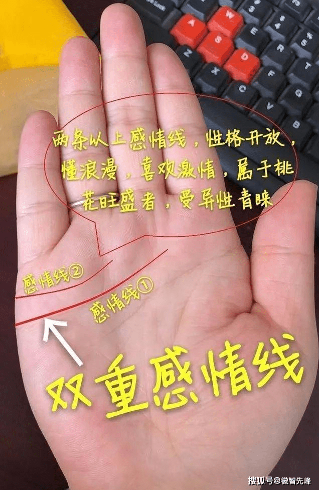 一生桃花不断的手相图片