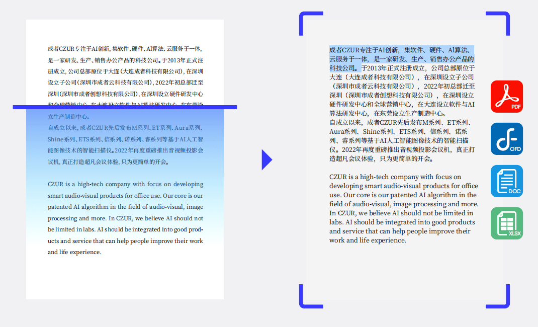 《成者CZUR推出图像处理软件成者采编王，国产系统装机必备》