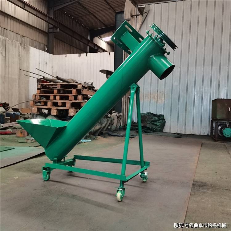 大倾角圆管蛟龙提料机 石英砂粉末提升机 219管大型