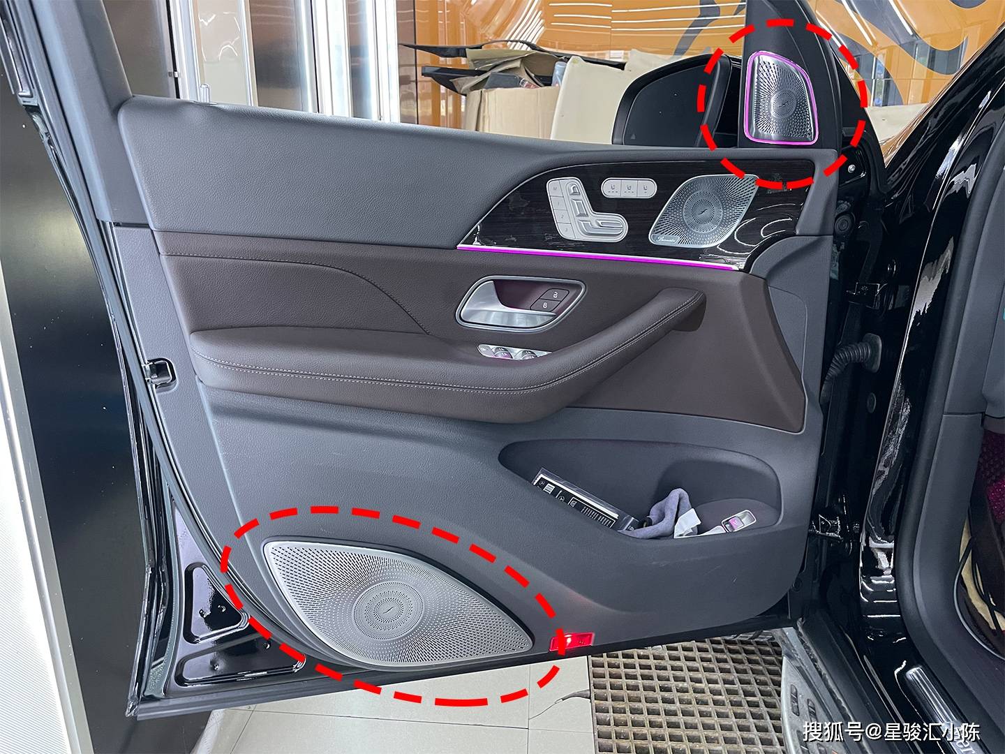 奔驰gls450升级大柏林之声音响,天籁之音韵味十足_搜狐汽车_搜狐网