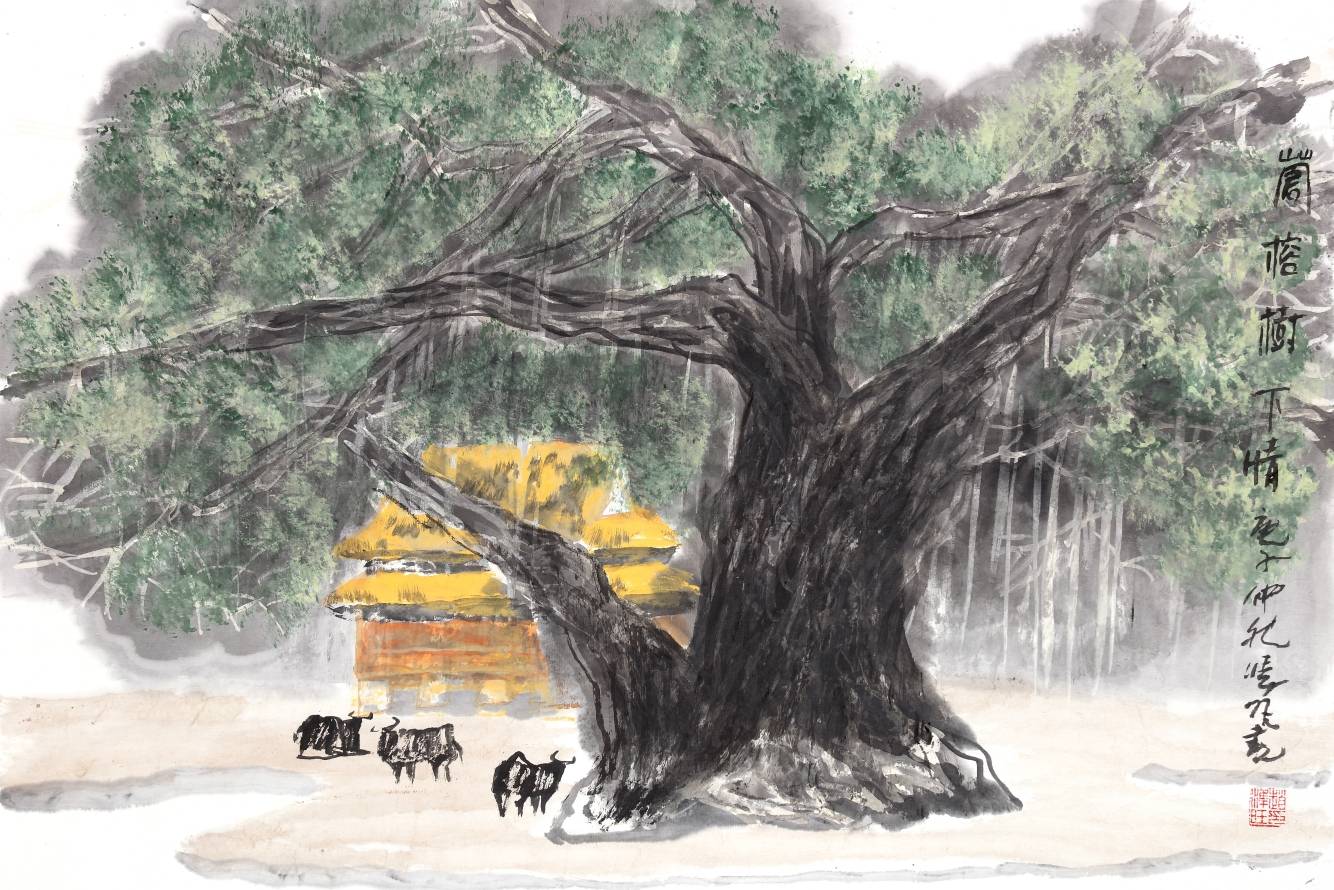 「中国当代书画名家」画家赵准旺作品赏析