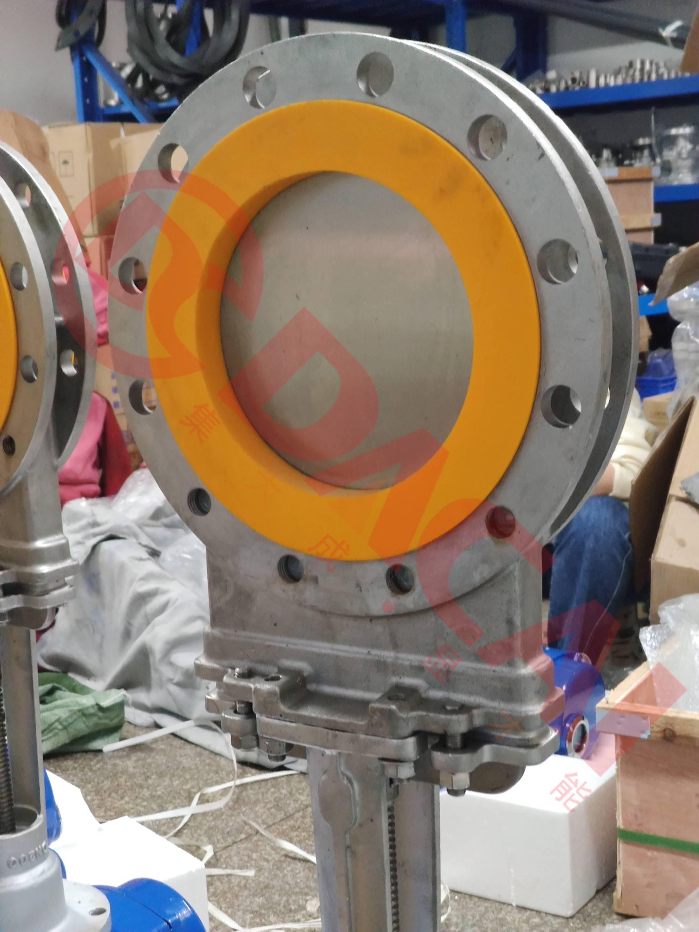 pz973f-16p电动刀型闸阀_阀门_流体_介质