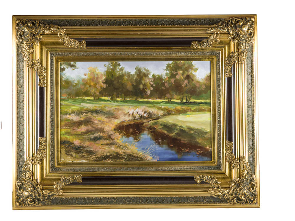 "高尔夫风景 : 张少侠油画作品展"亮相南艺,作品与文献联合呈现_先生