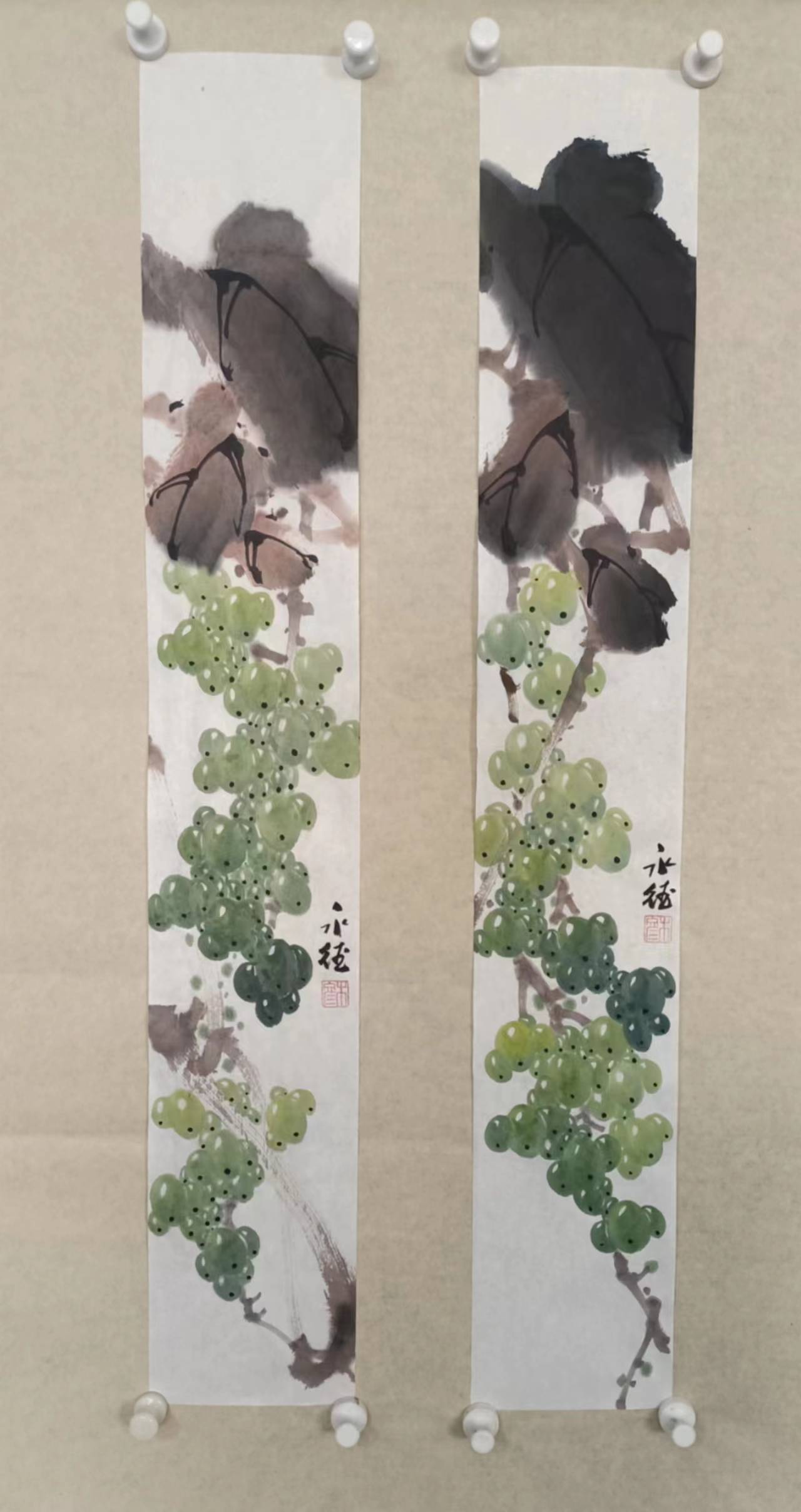 王永德--写意葡萄小品_淄博_漫画家_青年