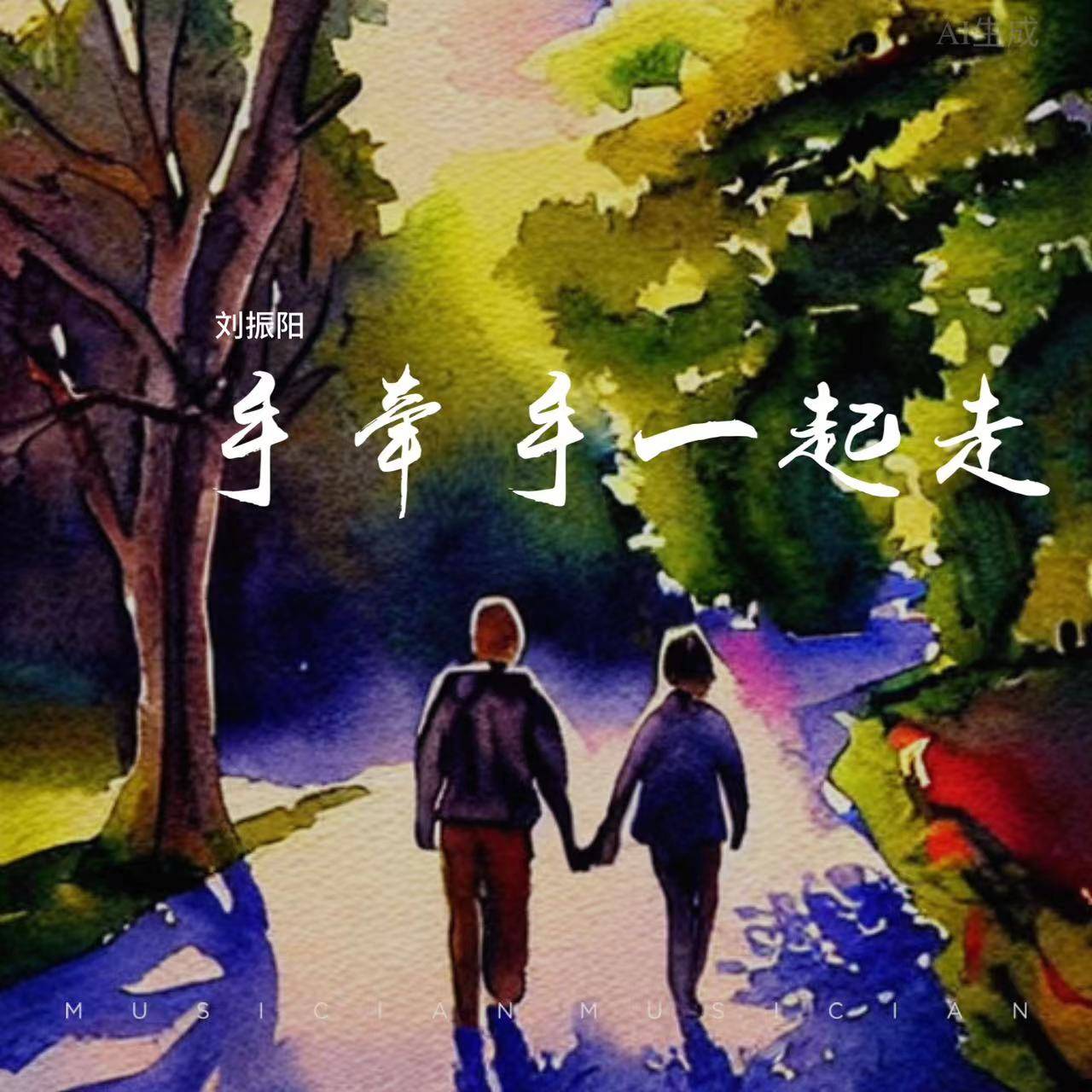 原创歌手刘振阳最新浪漫单曲《手牵手一起走》正式发行_搜狐网, image size:1280x1280