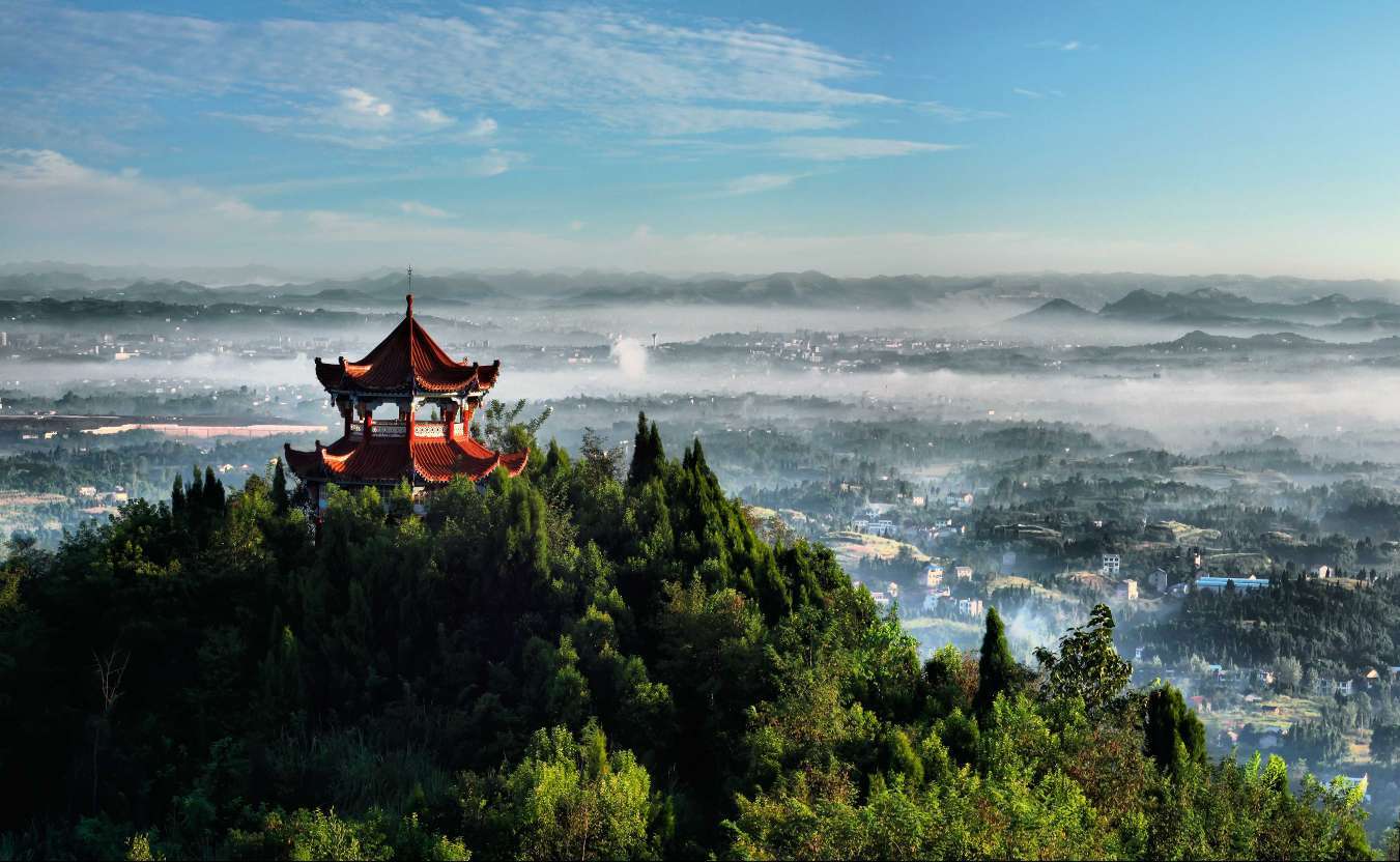 南充天气风景图片