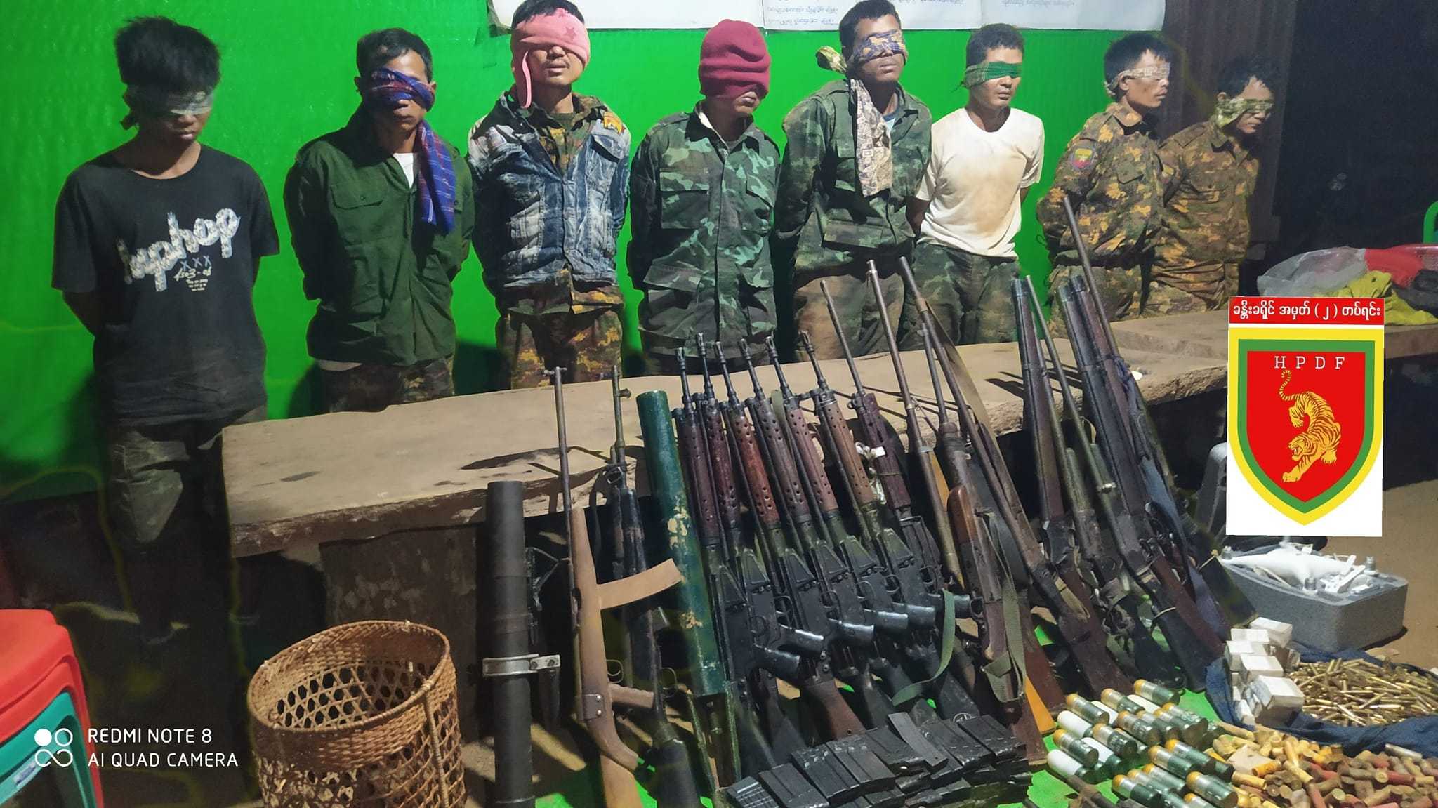 缅甸实皆省第三座城市解放,瑞比埃镇已被人民保卫军占领_缅军_战斗