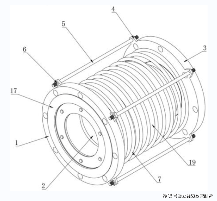 波纹伸缩器安装图解图片