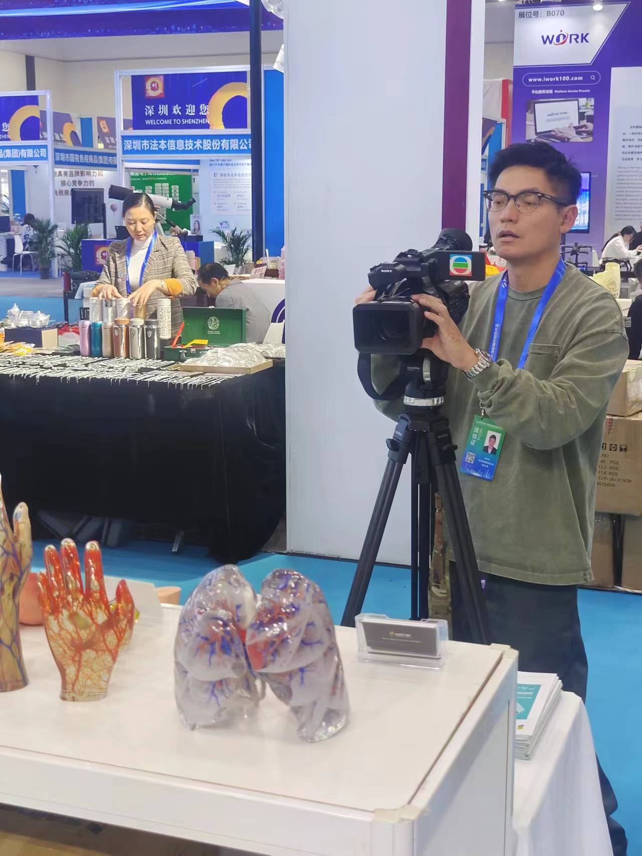 TVB拍摄赛纳数字医疗3D打印模型