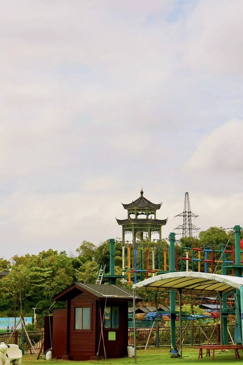 台州玉环 | 上栈头景区_游乐_项目_吊桥