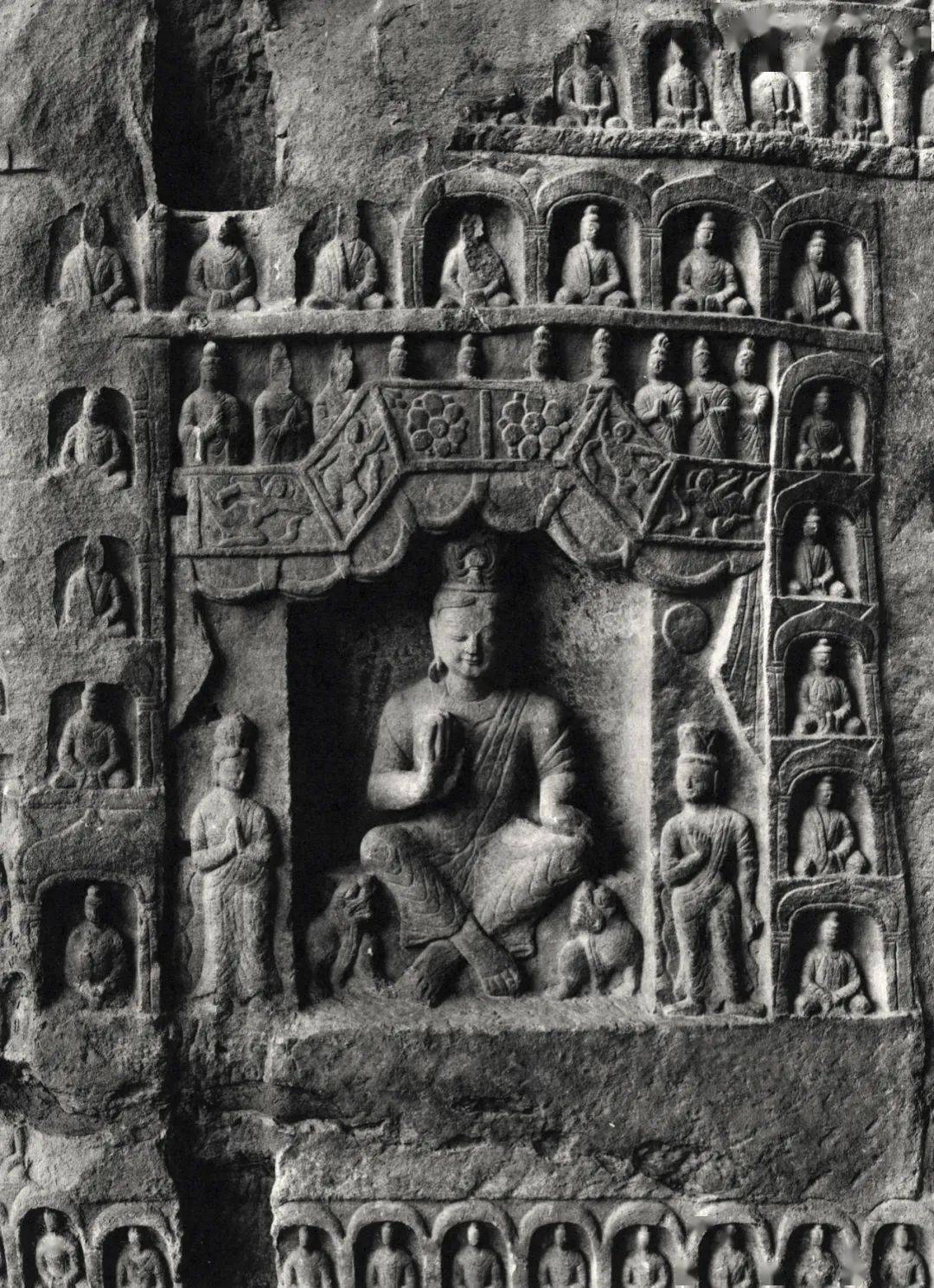 四十年代水野版云冈图集第十六窟