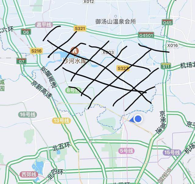 昌平货车限行区域地图图片