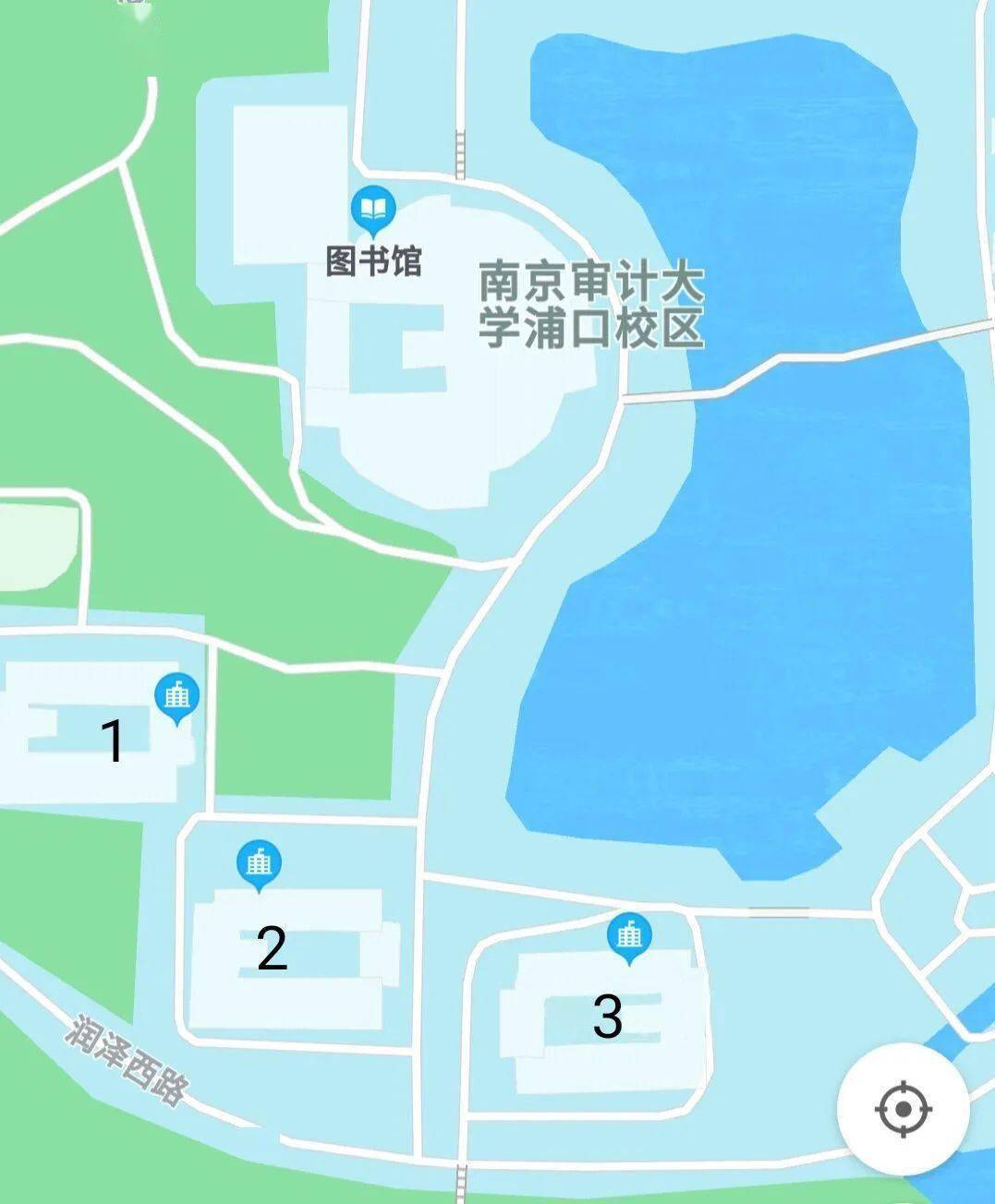 南京审计大学地图图片