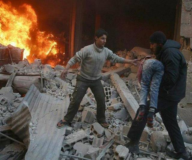 叙利亚战争图片残忍图片