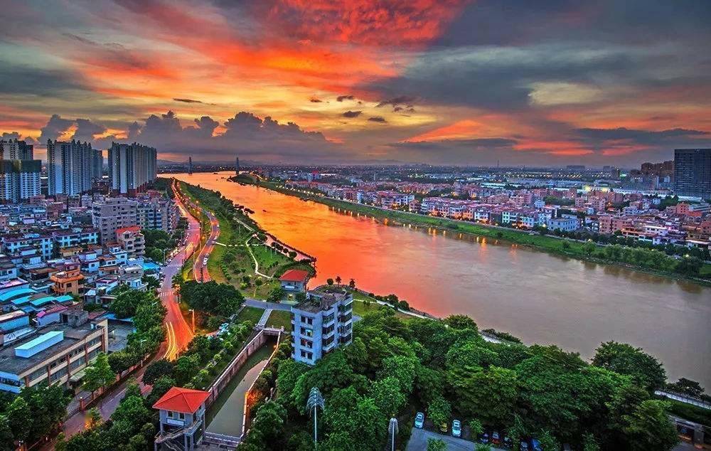 依托潭州水道与吉利涌, 三面环水,总规划面积23748亩