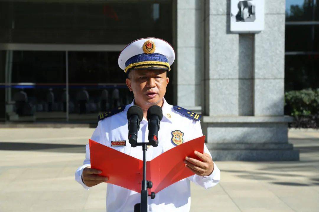 今天助力怒江脱贫攻坚消防服务队出征啦