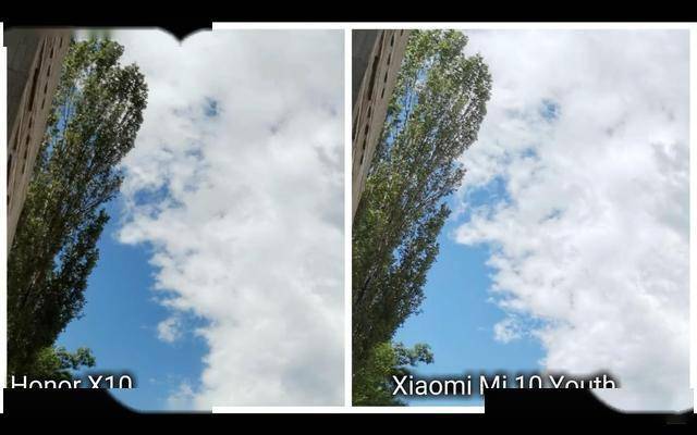 荣耀x10和小米10青春版拍照对比各有特色差距比想象的大