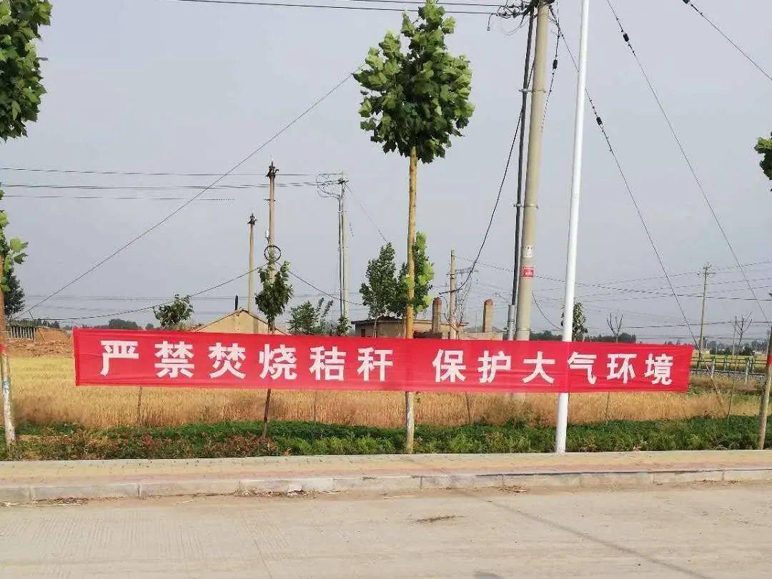 今日东庄秸秆禁烧人人有责共同守卫蓝天白云