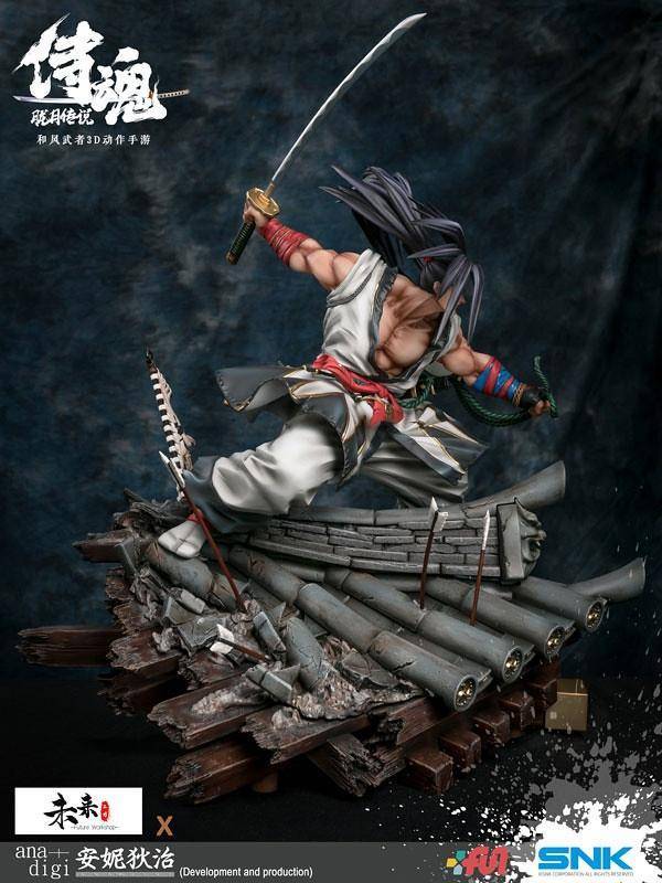 模玩资讯:anadigi《侍魂:胧月传说》霸王丸 1/6比例雕像