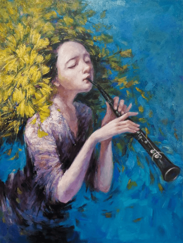 为大师写像为时代问道叙评问道大师肖像油画作者画家张克伟