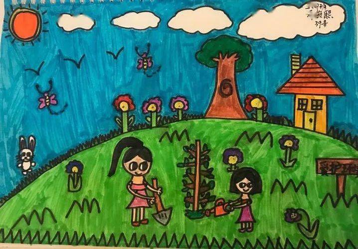 佛山市中小学生我的绿色家园绘画活动评选结果来了!