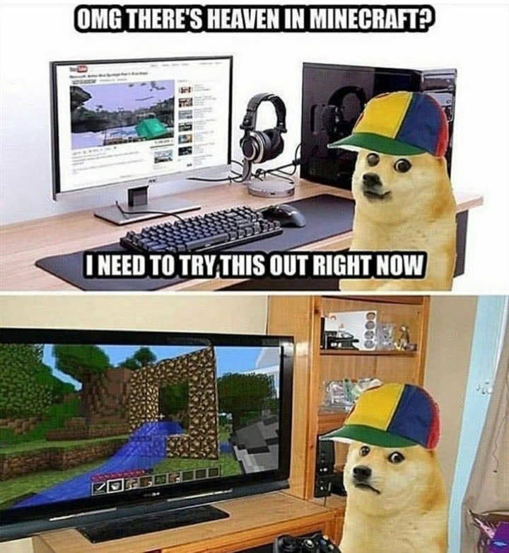 我的世界用趣图表达mc的梗流浪商人代表什么玩家拴绳