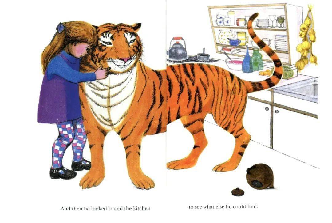 【有声绘本故事《the tiger who came to tea》老虎来喝下午茶