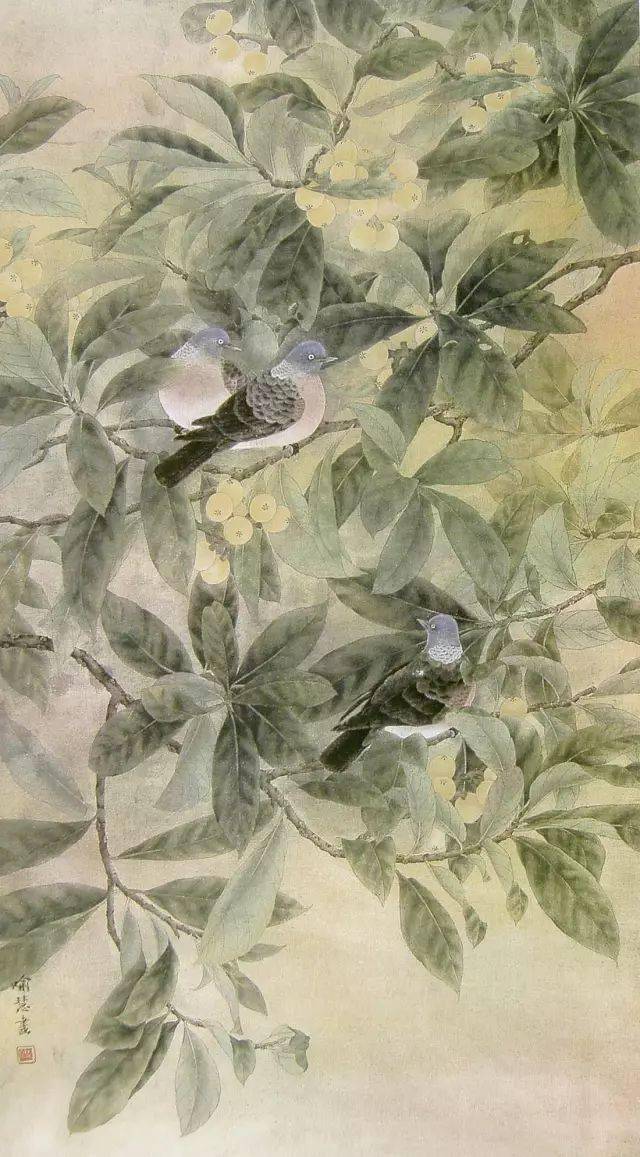 她画的工笔,真是太美了!