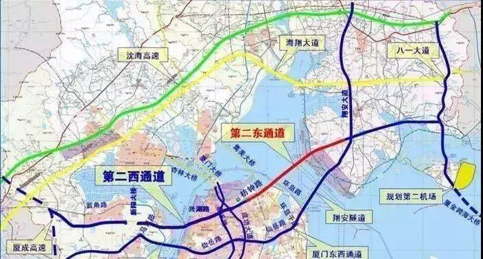 ▼ 溪东大桥厦门首座双层跨海大桥已经开工建设该项目包含的溪东大桥