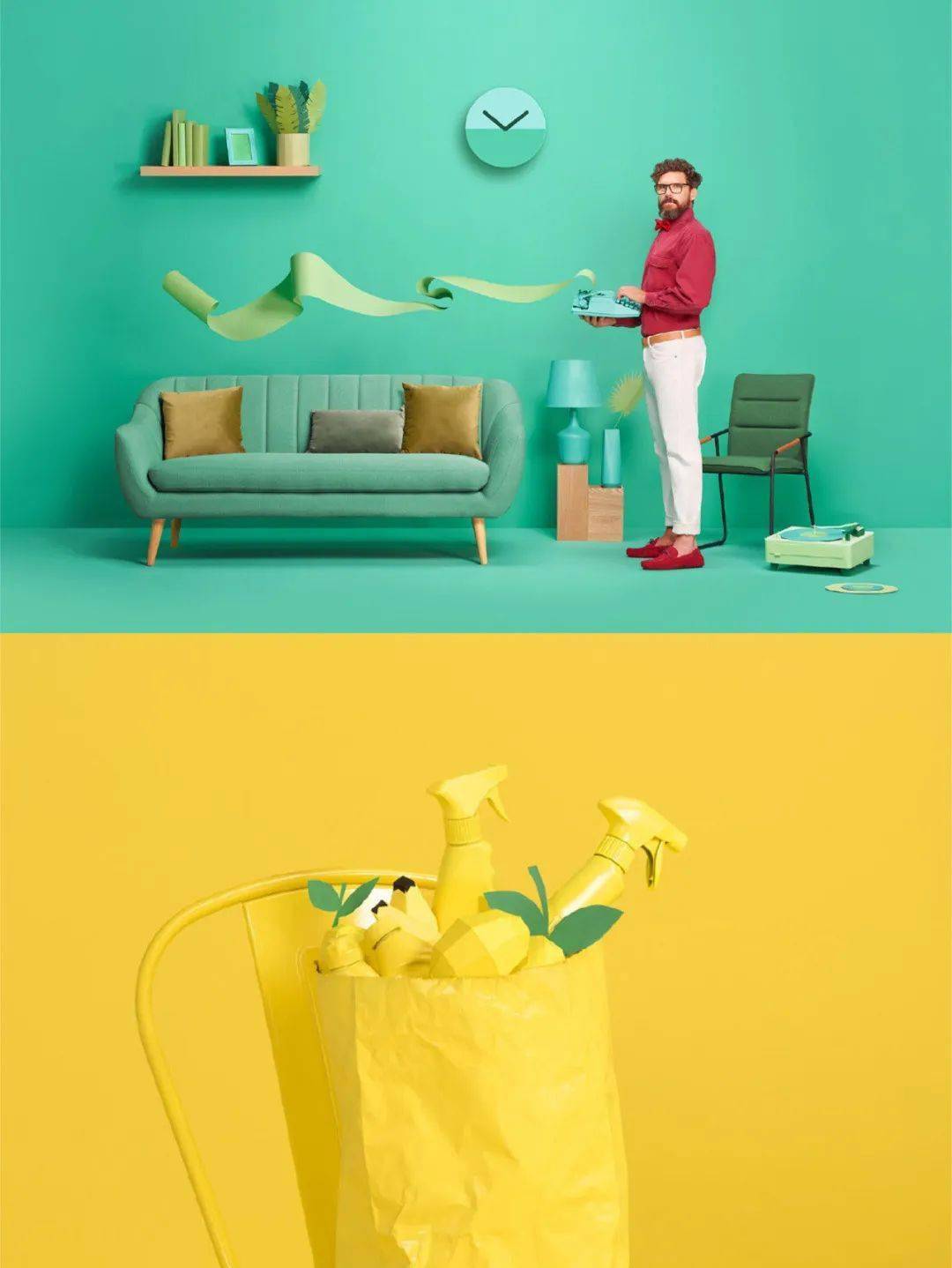 审美提升玩转跳跃的色彩巧妙的留白