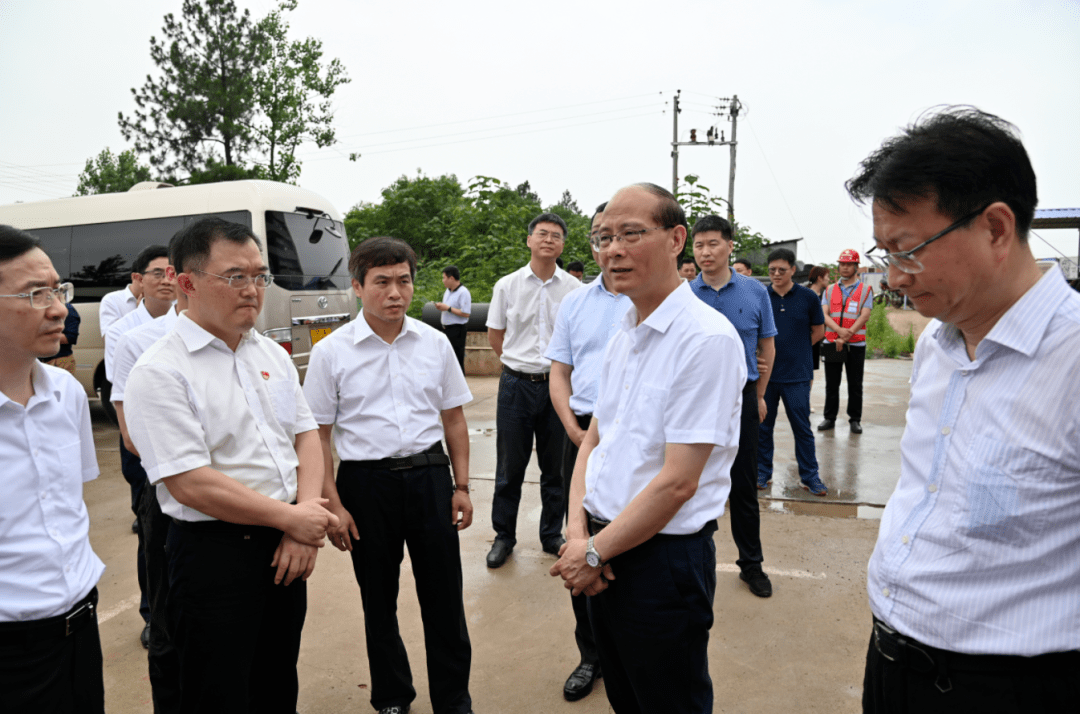 吴晓军书记调研我县园区建设及产业发展