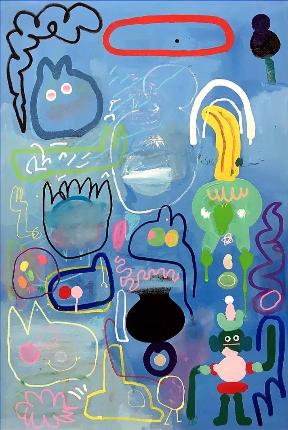 知名涂鸦画家jonburgerman充满英式戏虐的艺术顽童