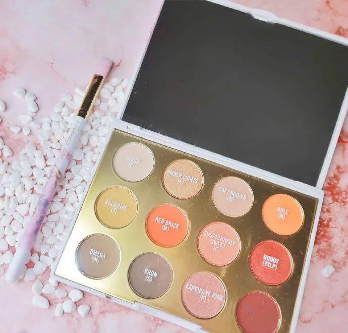 mac粉金大理石#限定眼影盘