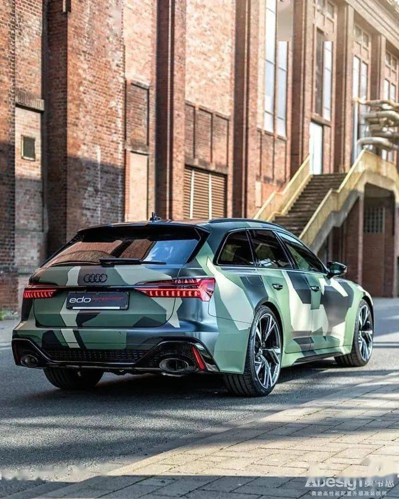 迷彩涂装的rs6你还能说不爱他