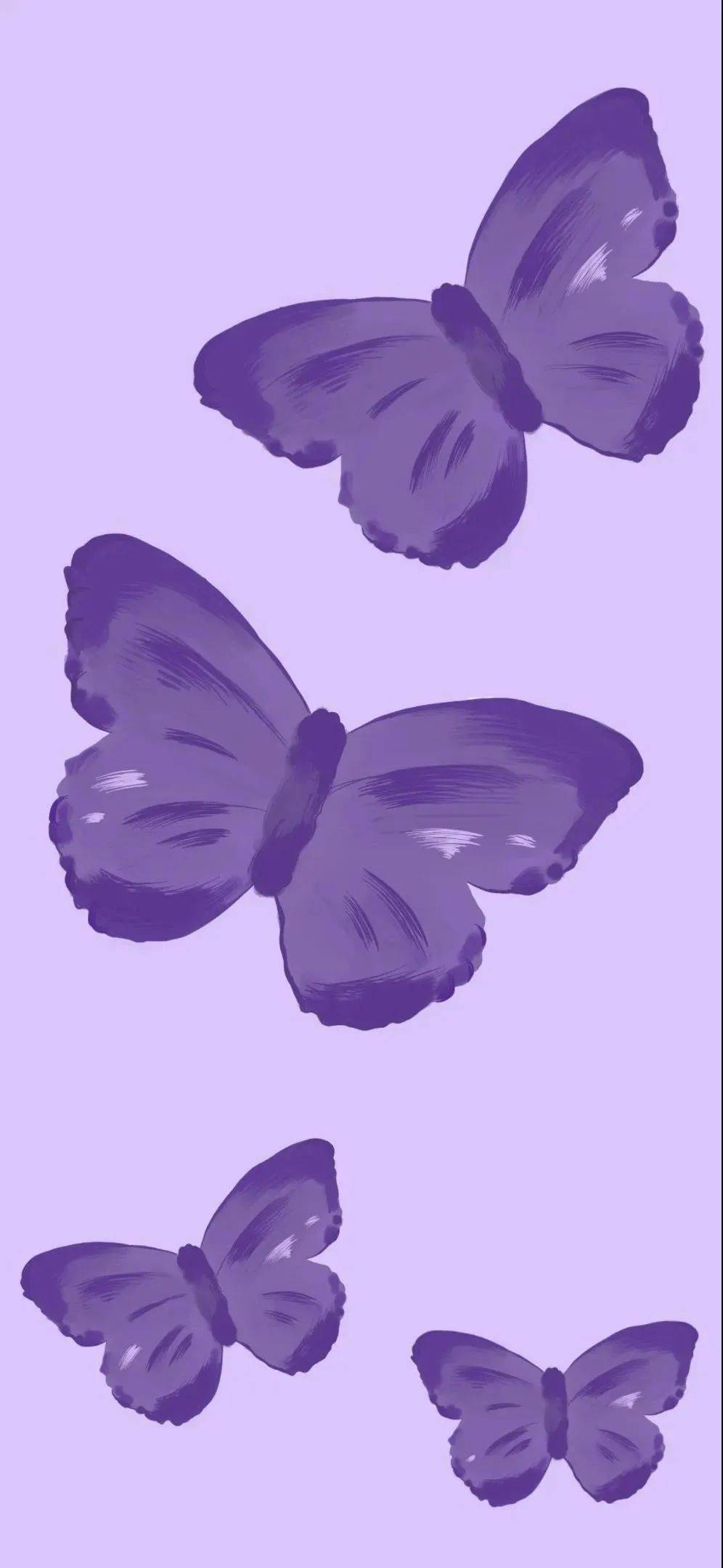 小清新紫色系手机壁纸图片