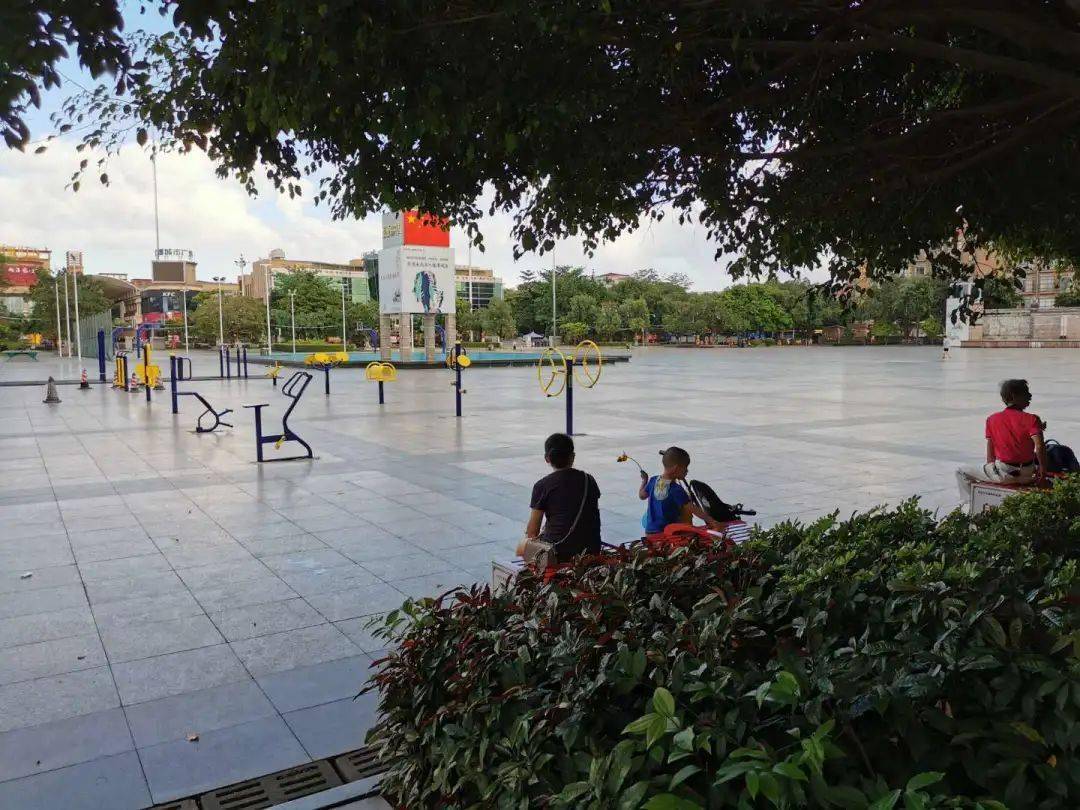 石碁文化广场恢复开放了,开放时间是